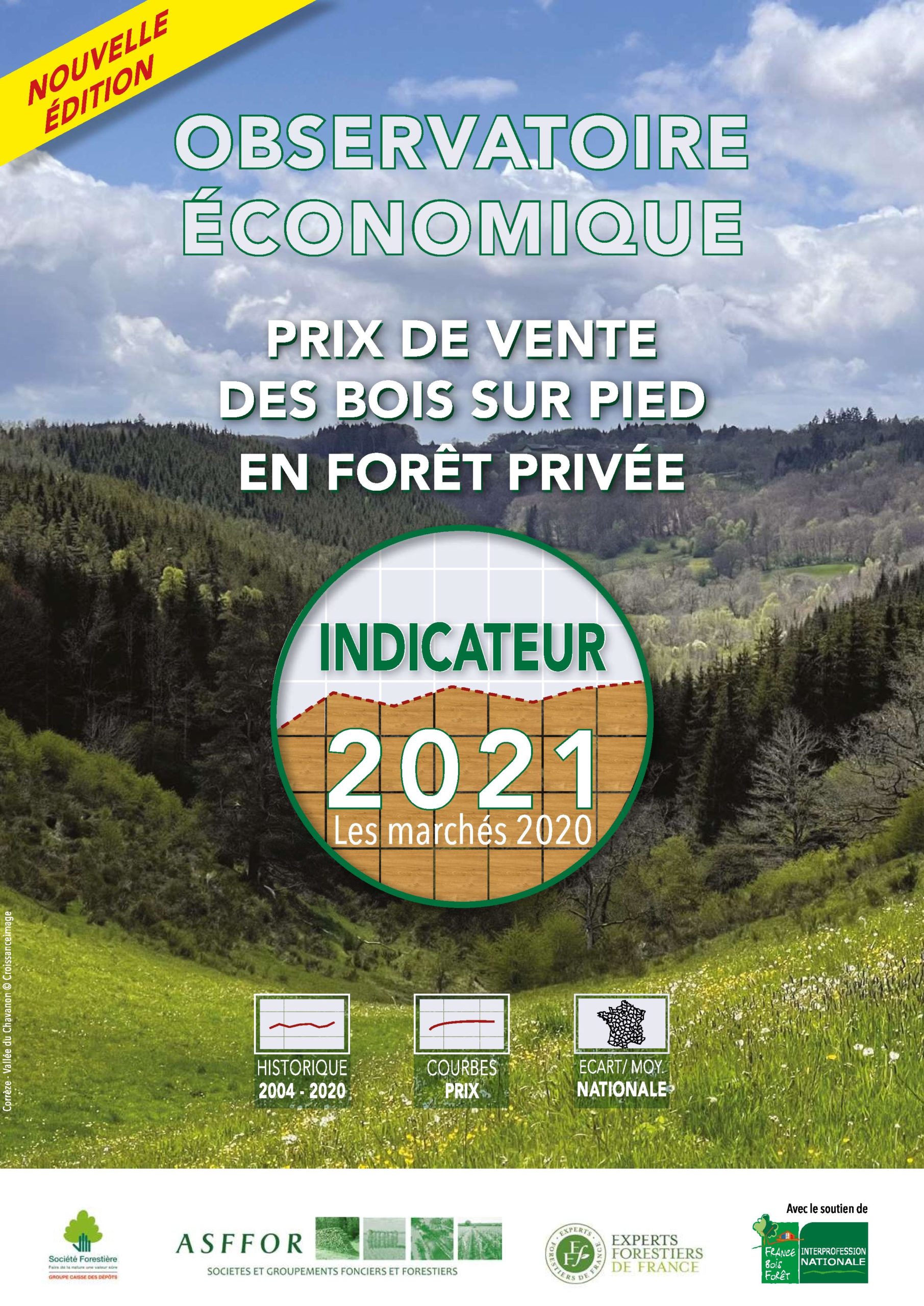 Forêts : forte hausse du prix du bois sur pied en 2021 de + 34